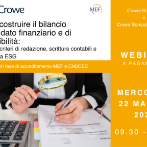 Come costruire il bilancio consolidato finanziario e di sostenibilitÃ : principi e criteri di redazione, scritture contabili e informativa ESG