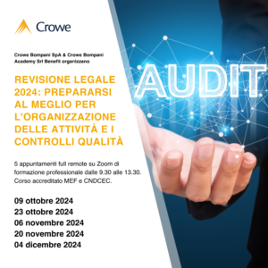 Revisione legale 2024: prepararsi al meglio per l'organizzazione delle attivitÃ  e i controlli qualitÃ 