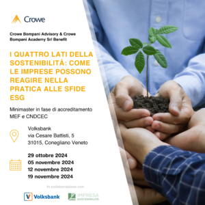 I quattro lati della sostenibilitÃ : come le imprese possono reagire nella pratica alle sfide ESG