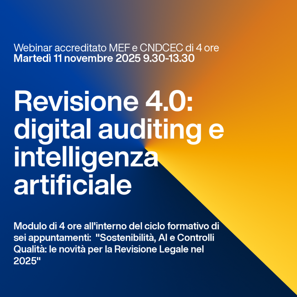 Revisione 4.0: digital auditing e intelligenza artificiale